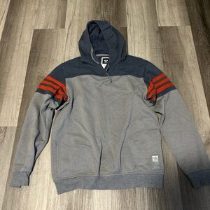 Adidas Gray and Orange Hoodie